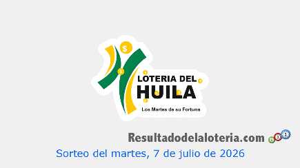 Lotería del Huila Sorteo 4763 Lotería del Huila Sorteo 4763